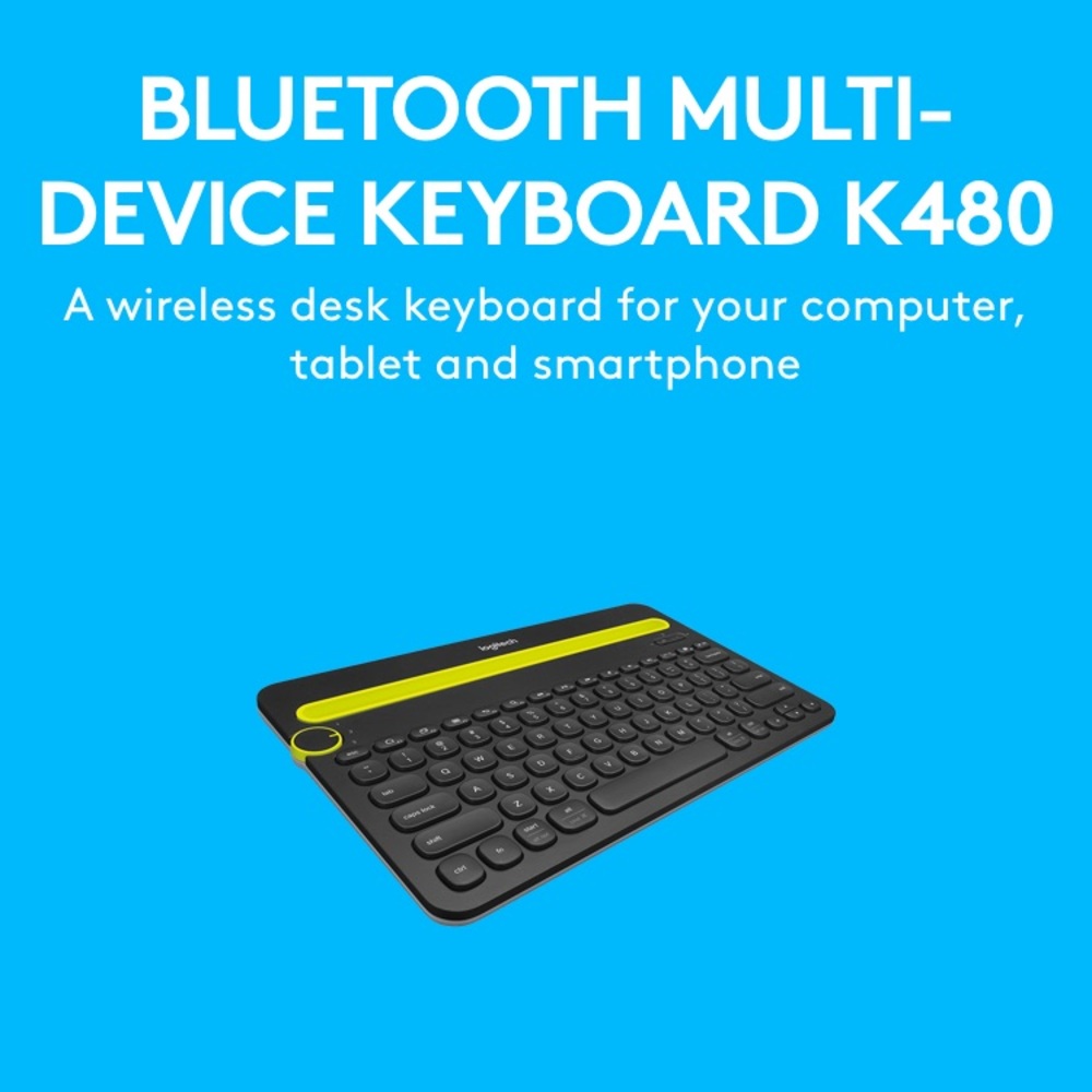 Logitech Bluetooth Multi Devise Keyboard K480 Bk - image 5